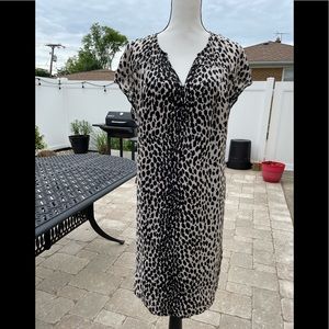 Talbots chiffon dress size 16